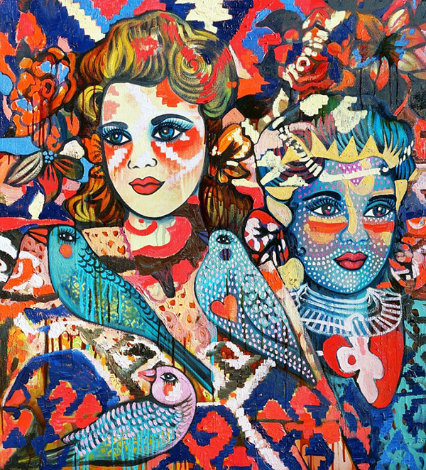 Wild Tribe (Fight or Flight) by Sarah Hickey | Lethbridge Gallery